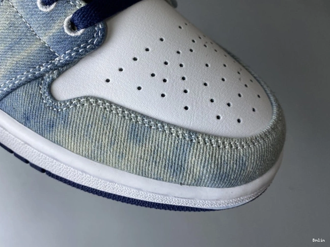 Bmlin Washed Air Jordan Low 1 CZ8455-100 Denim 0823